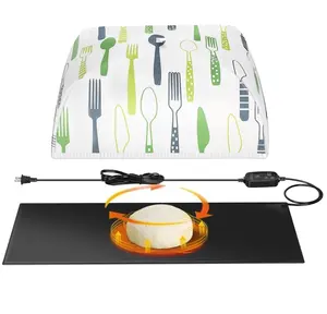 2026 Upgrade Sourdough Heating Mat Dough Proofing Box Fahrenheit, 59°F - 140°F Adjustable Dough Rising Heating Mat, Heated Bread Mat for Sourdough,Bread Warmer Mat with Sourdough Starter Warmer Dome