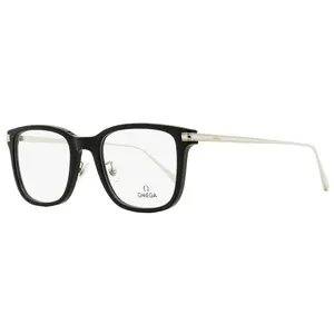 Omega Square Eyeglasses OM5005H 01A Black/Palladium 54mm