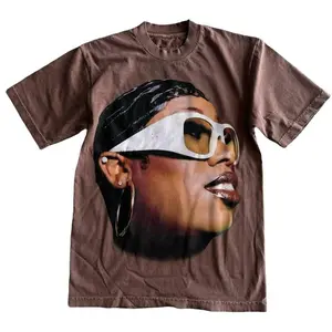 Vintage Style Missy Elliot Unisex T-Shirt, Print Top,  Cotton Crewneck Womenswear