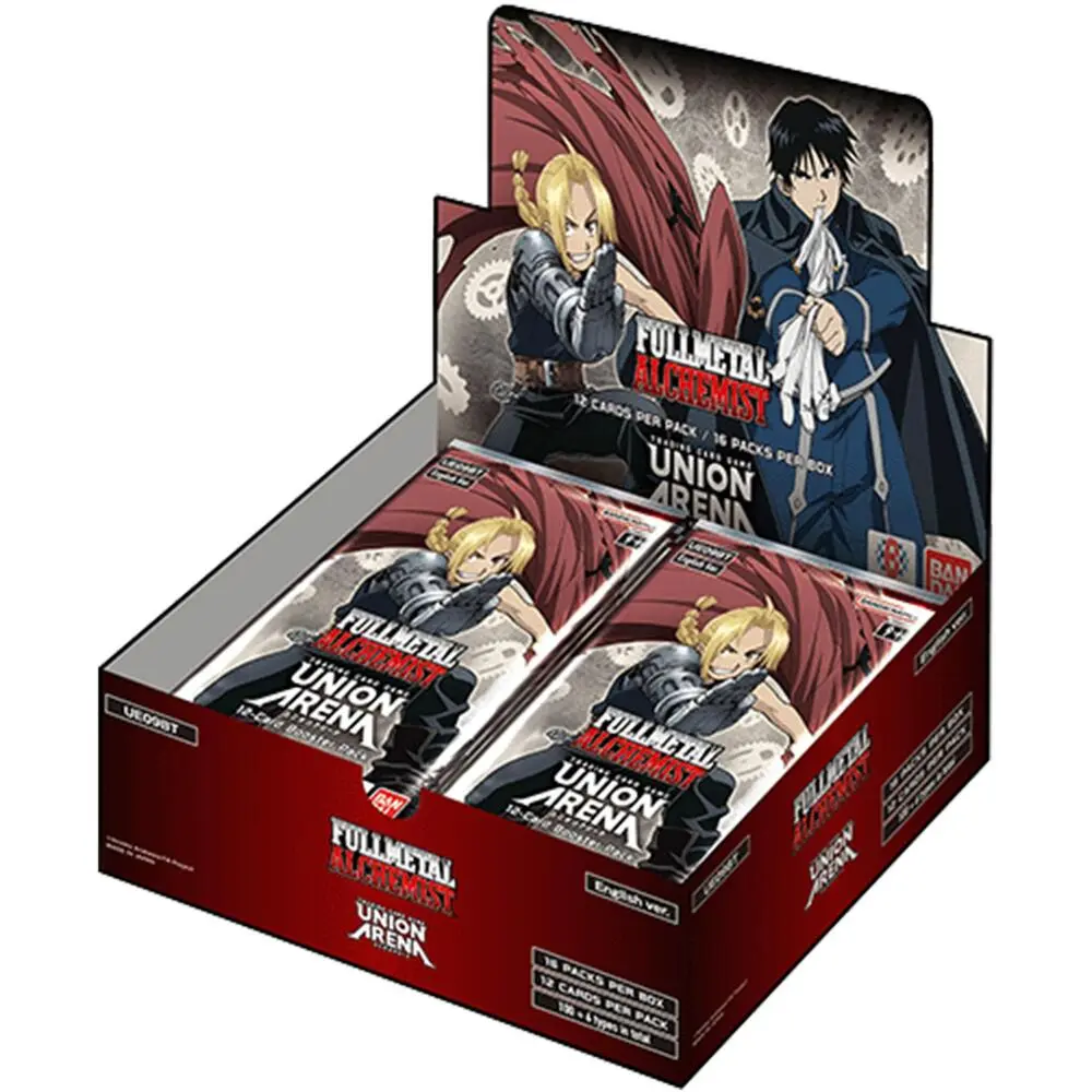 Fullmetal Alchemist Union Arena (UE09BT) Authentic Sealed TCG Play Booster Box, Rare Collectible Cards TCG Boosters Trading Card Box