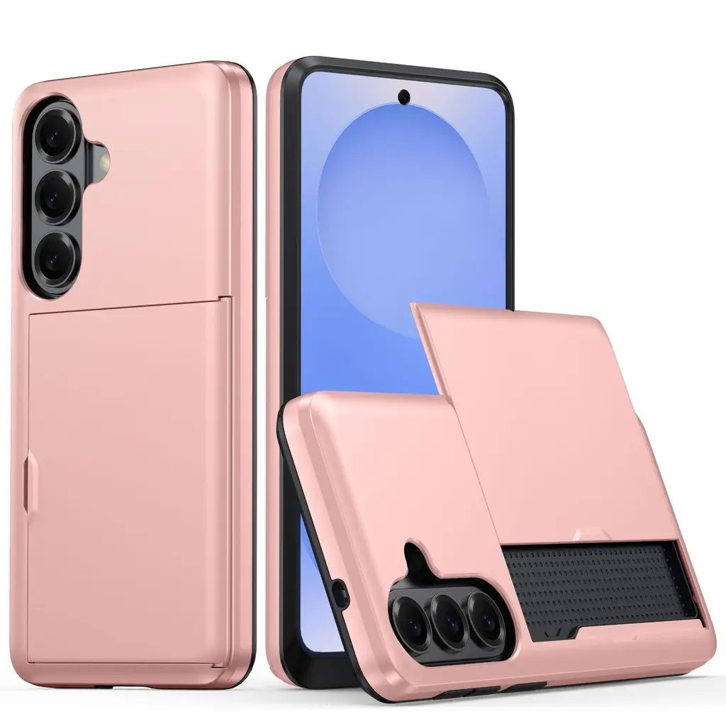 For Samsung A37 A57 A17 A16 A36 A56 S23 S24 S25 FE A55 S22 S26 Ultra Plus 5G Shockproof Anti Drop Protective Wallet Phone Case with Hidden Card Slot Holder Cover