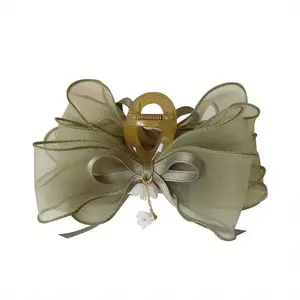 Elegant green lily of the valley hair pins, large size, sweet fairy style for ladies and girls, perfect for anniversary