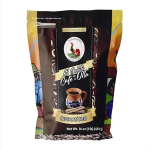 EL GALLITO Café de la Olla | 100% Mexican Soluble Coffee | 1 LB (16oz)