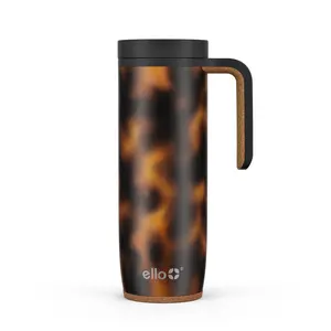 Ello Magnet 18oz Vacuum Insulated Stainless Steel Travel Mug - Leak-Proof Coffee Thermos Cup for Commute - 24 Hours Cold 5 Hours Hot Drinkware Tumbler