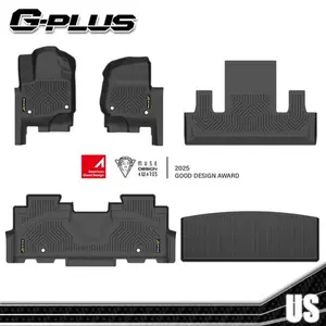 Fit For 2018-2025 Ford Expedition All Weather TPE Floor Mats & Cargo Liner Set