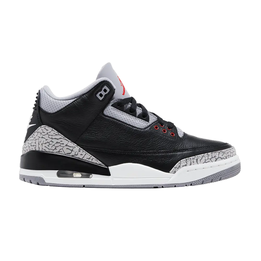 Air Jordan 3 Retro OG 'Black Cement' 2024