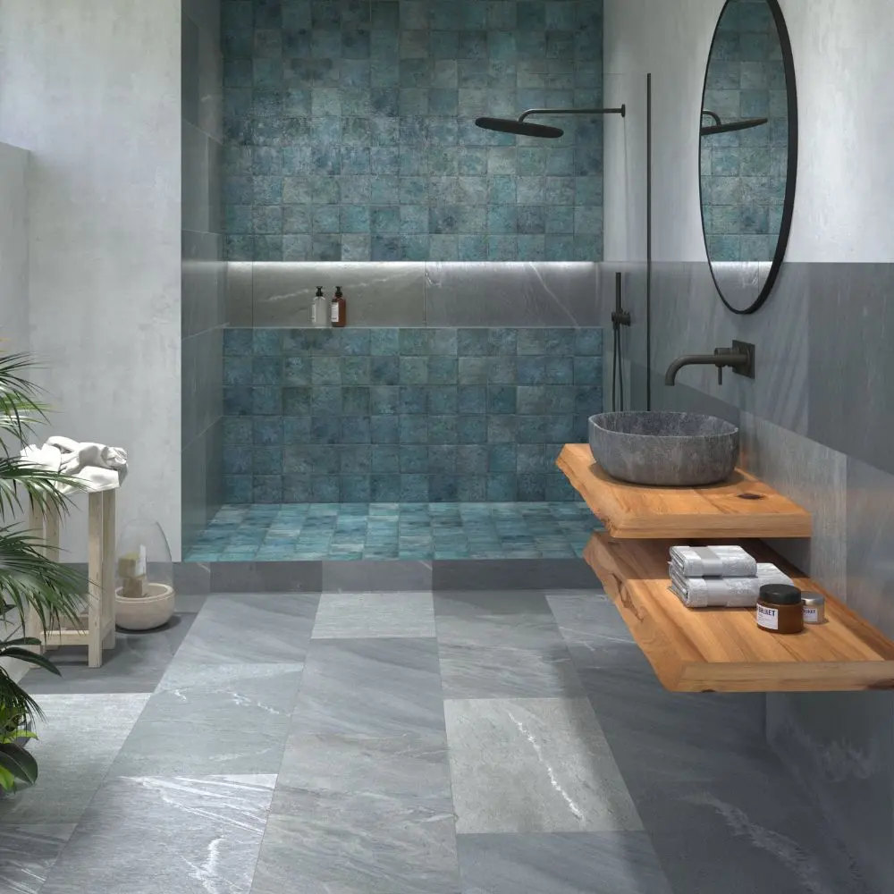 Bali Blue Turquoise 6x6 Matte Porcelain Tile
