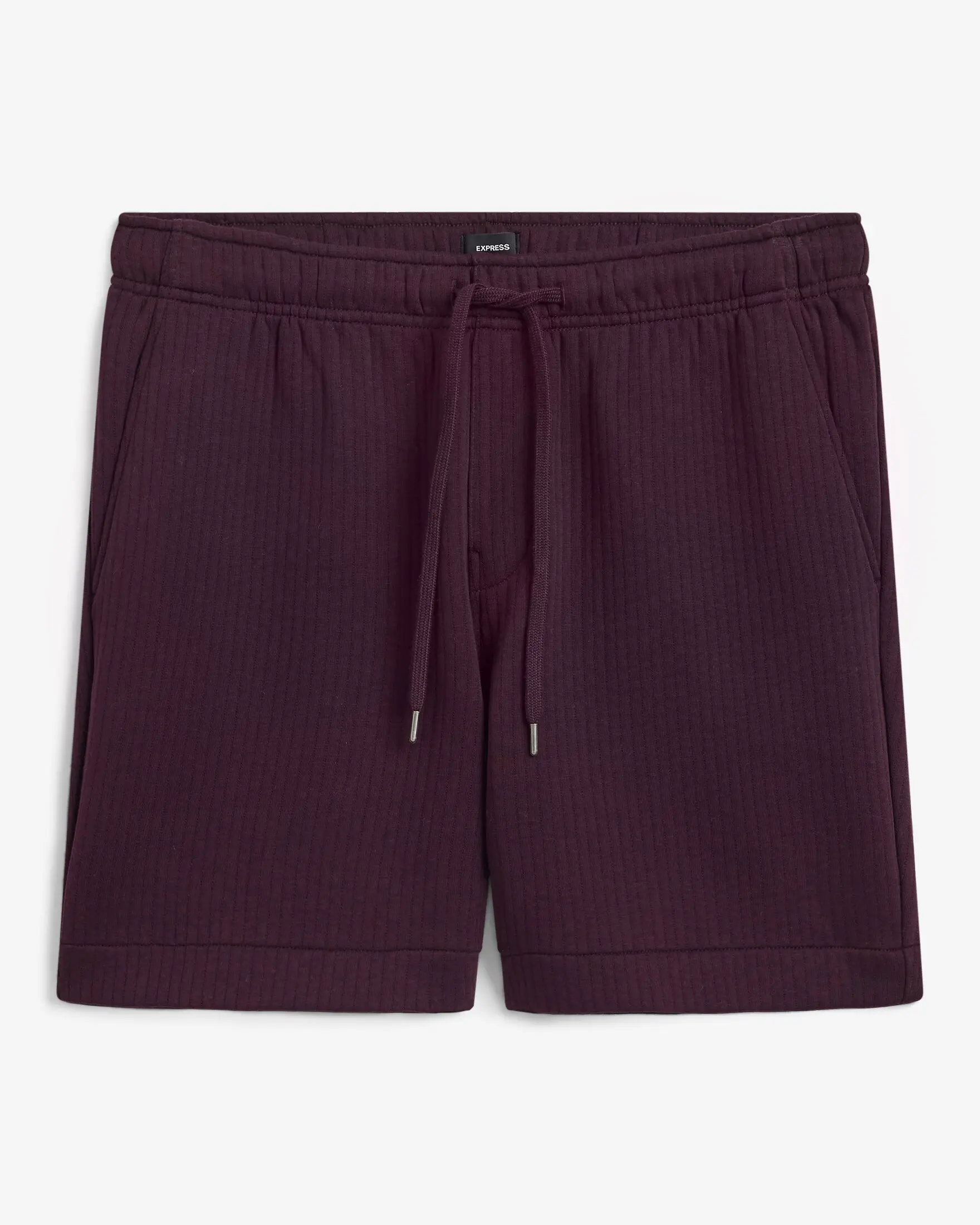 Express 6" Drawstring Ribbed Sweatshorts