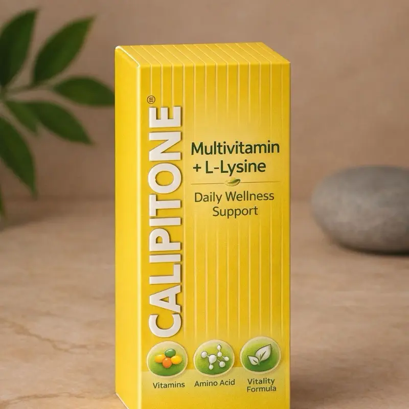 Calpitone Multivitamin and Lysine - Daily Wellness Support with Vitamins Amino Acid and Vitality Formula Dietary Supplement
