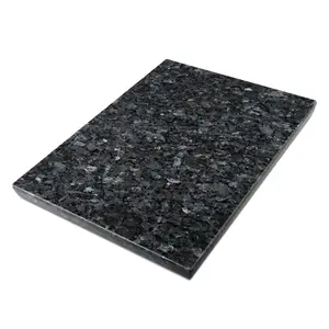 Norwegian Natural Granite Cutting Board for Kitchen, Hand Crafted Stone Slab for Cheese, Charcuterie, Pastry Board - Wedding Gift, House Warming Gift(Blue Pearl)