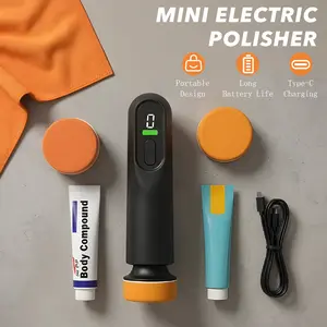 Universal Wireless Car Polishing Machine | 12000RPM Electric Orbital Buffer & Waxer | Multi-Speed Paint Care Tool for Scratch Repair | Professional Auto Detailing Equipment Portable Cordless Pressure Washer Extendable Expandable Heavy-Duty Water Hose