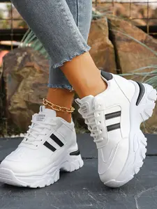 Comfortable Fashion Heeled Women's Casual Sports Trendy Walking Shoes, Stylish and Comfortable, Perfect for Daily Wear and Outdoor Activities