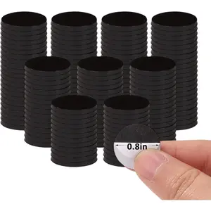 Ultra Thin Magnets with Adhesive Backing 1"X0.08" 120pcs for Crafts Suitable for Whiteboards Tools Signs Photos Kitchen and Craft Projects