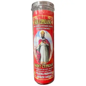 Candle Perfume - Veladora Preprada - San Cipriano Decor Ornaments Decoration Scented