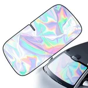 Car Front Window Sunshade, Universal Car Windshield Sunshade, UV Protective & Heat Insulation Car Sunshade, Car Accessories for Car Exterior