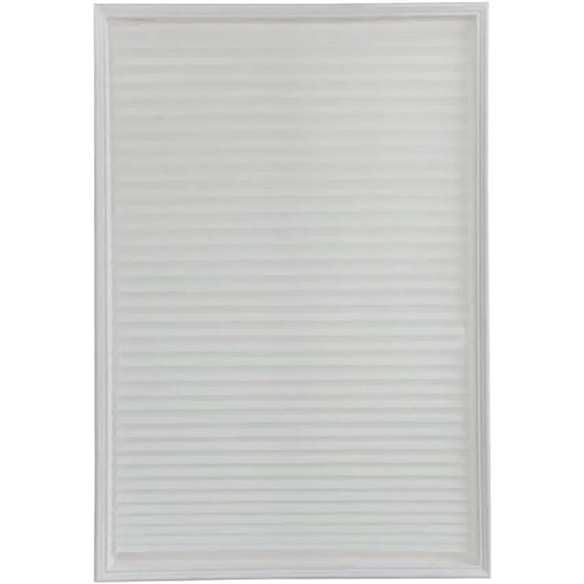 Temporary Blinds, Vertical Pleated Blinds No Drilling Self Adhesive Blinds Easy to Install Fits Blinds Window Roller for Bathroom Kitchen Living Room Office Window (White), 60*150cm