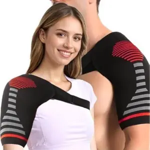 1Pcs Shoulder Brace – Adjustable Rotator Cuff Support & Arm Sling for Pain Relief, Compression Sleeve for Strains & Dislocation, Fits Left or Right Arm for Men Women