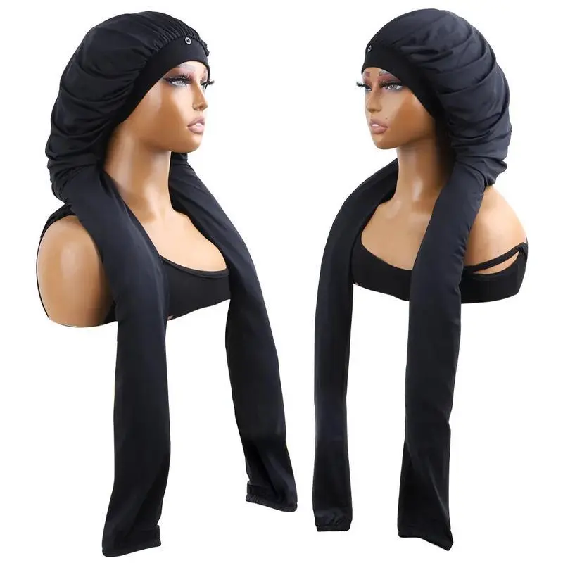 Humwam Pantyhose Sleeping Cap – 2-in-1 Smooth Elastic Haircare Accessory for Long Hair & Braids Protection, Daily UV Shield, Breathable, Water-Resistant,summerwins