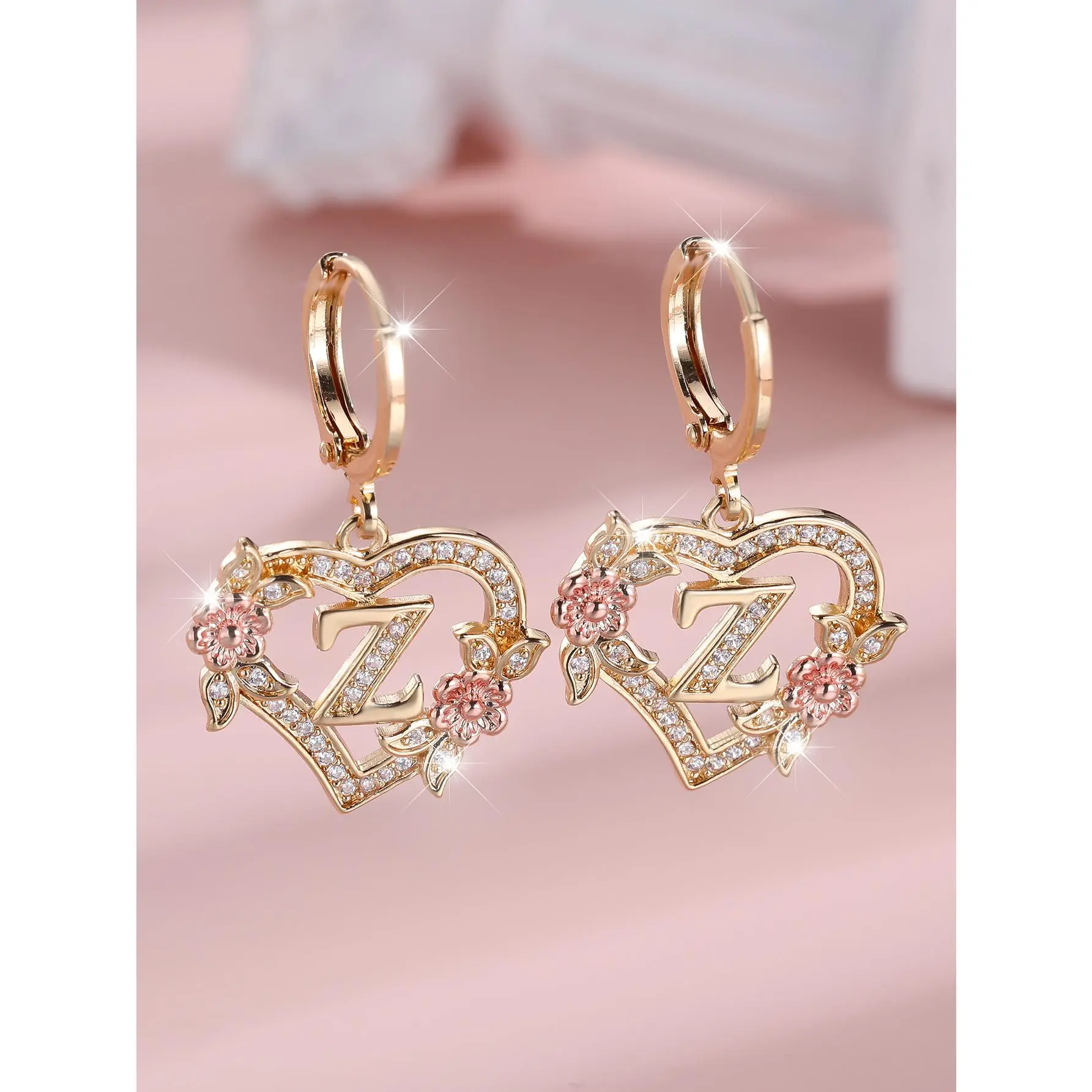 Gold+Rose Gold White Diamond Z