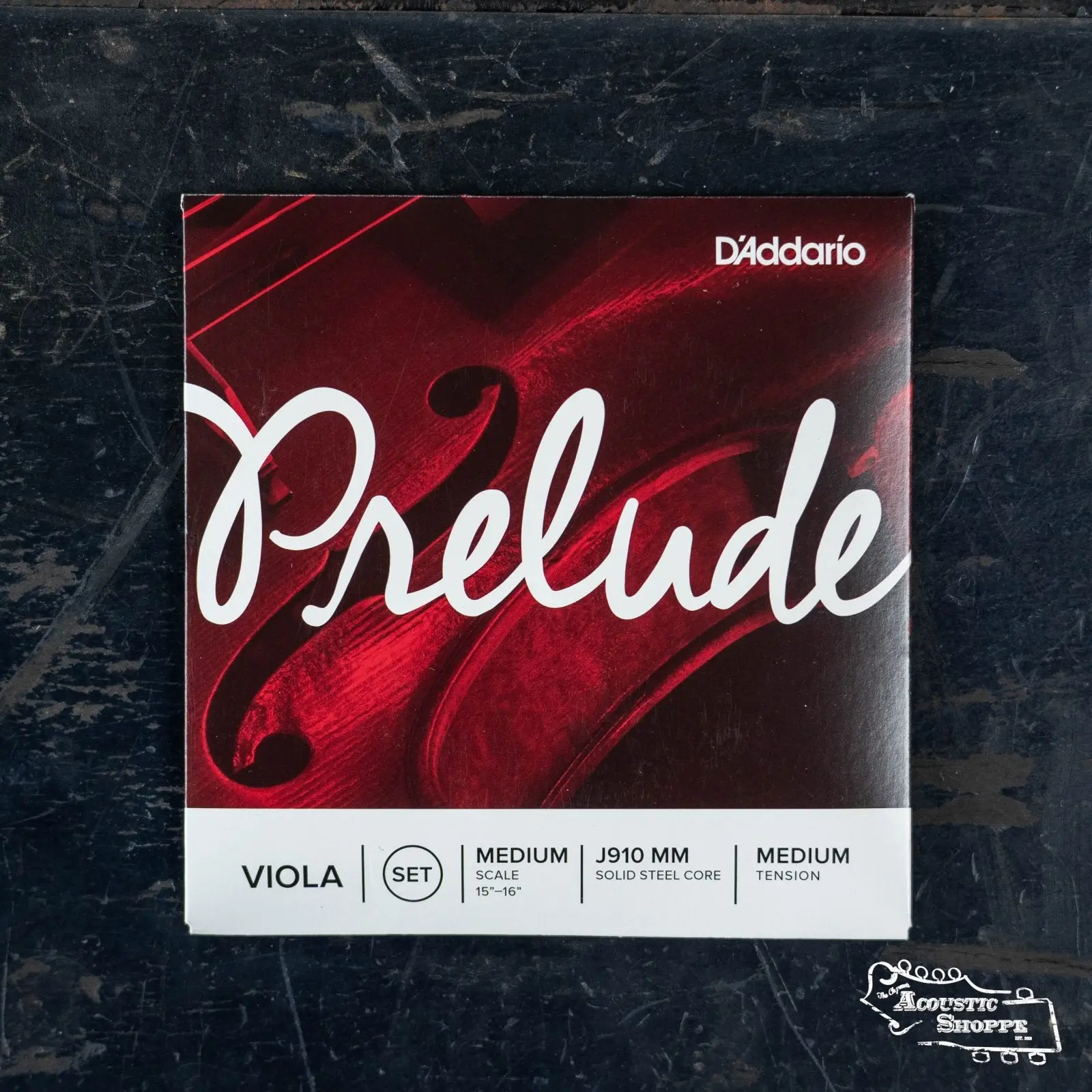 D'Addario J910 MM Prelude Viola String Set, Medium Scale, Medium Tension