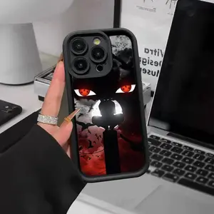 Classic Anime Uchiha Itachi Smartphone Case, Shockproof Cellphone Casing for iPhone 11 12 13 14 15 16 17 Pro Max Plus, Handheld Phone Accessories