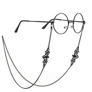 Unisex Gothic Bat Spider Glasses Chain, Durable Fashion Eyewear Accessory, Lanyard for Sunglasses & Eyeglasses, Ideal for Halloween Party & Outdoor Travel