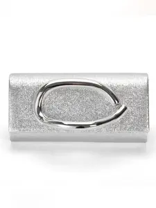 Elegant square-handle ladies' evening clutch, fashionable glossy handbag, clutch, wallet, crossbody bag, Crossbody Clutch Purse, perfect for weddings, parties and banquets.