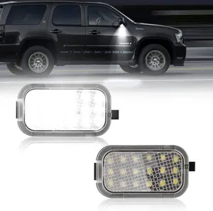 2X LED Side Mirror Puddle Lights for 07-14 Yukon Sierra Tahoe Avalanche Escalade
