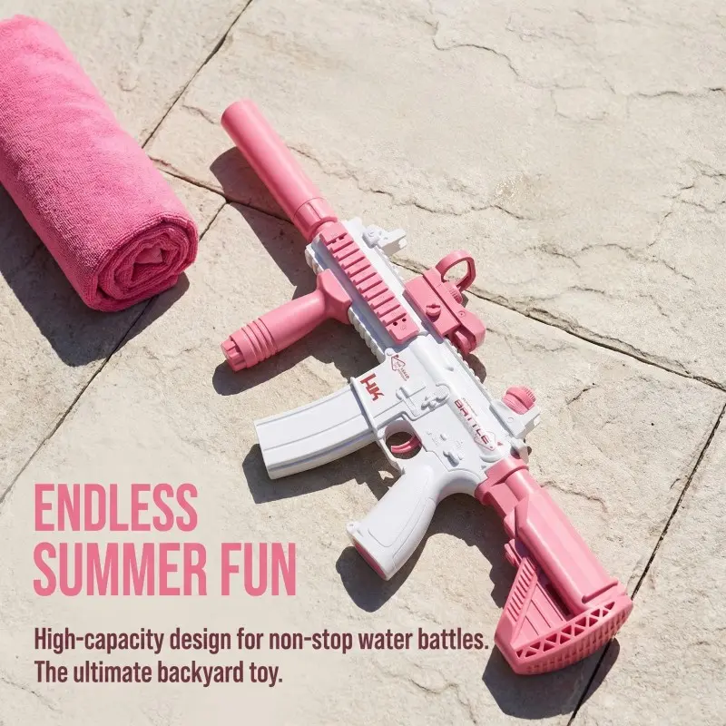 Rechargeable Large Electric Water Gun, Squirt Guns, Water Blasters for Summer Parties, Outdoor Pool and Beach Fun, Lithium Battery Powered Toy for All Ages