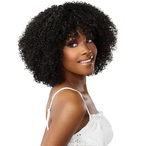 Sensationnel Dashly Synthetic 5" Deep Lace Parting Front Curly Bob Full Wig - UNIT 15