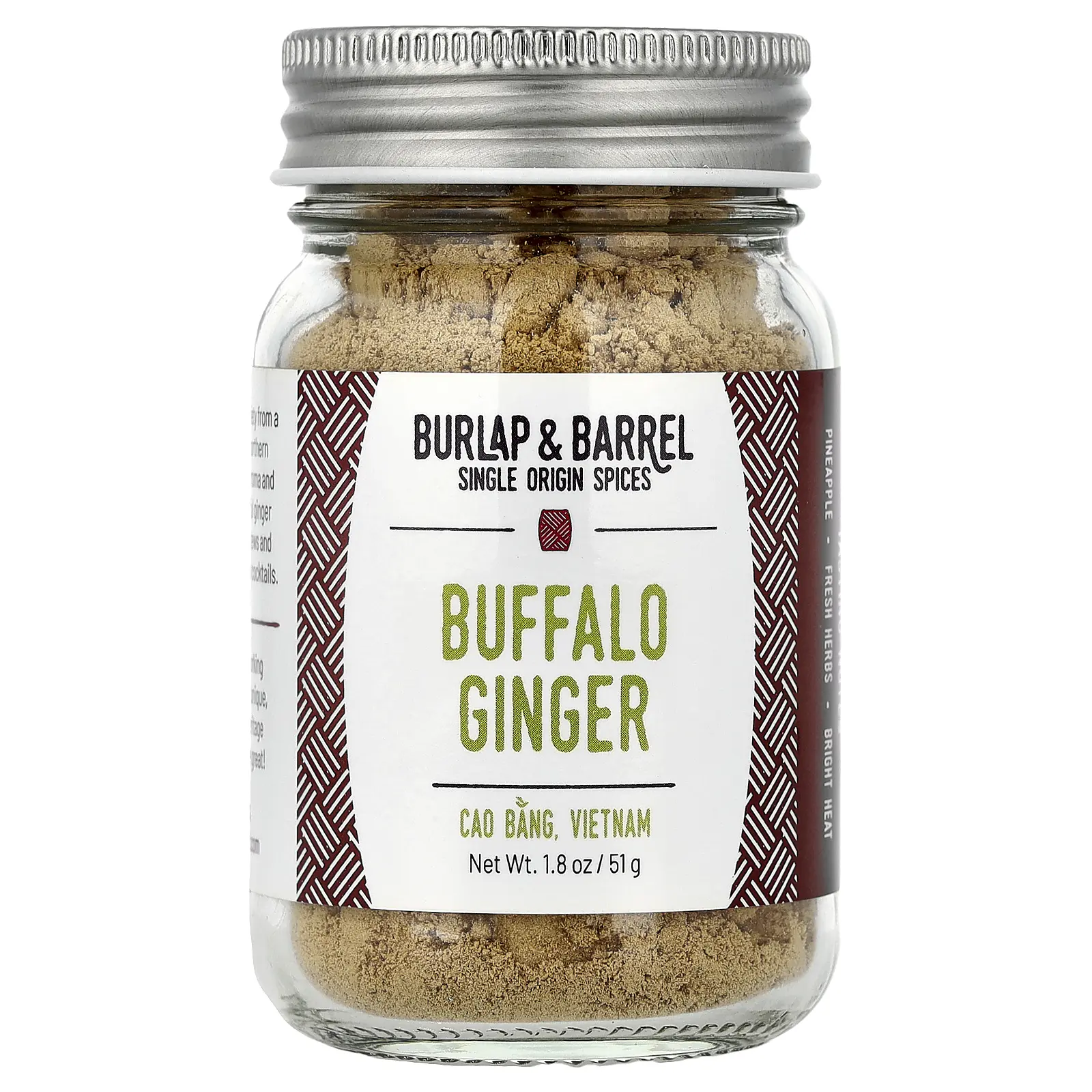 Burlap & Barrel Buffalo Ginger, 1.8 oz (51 g)