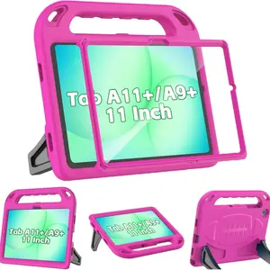 for Samsung Galaxy Tab A11+ Plus /A9+ Plus 11-Inch Tablet Case, Includes Screen Protector, Shockproof Lightweight Stand Handle