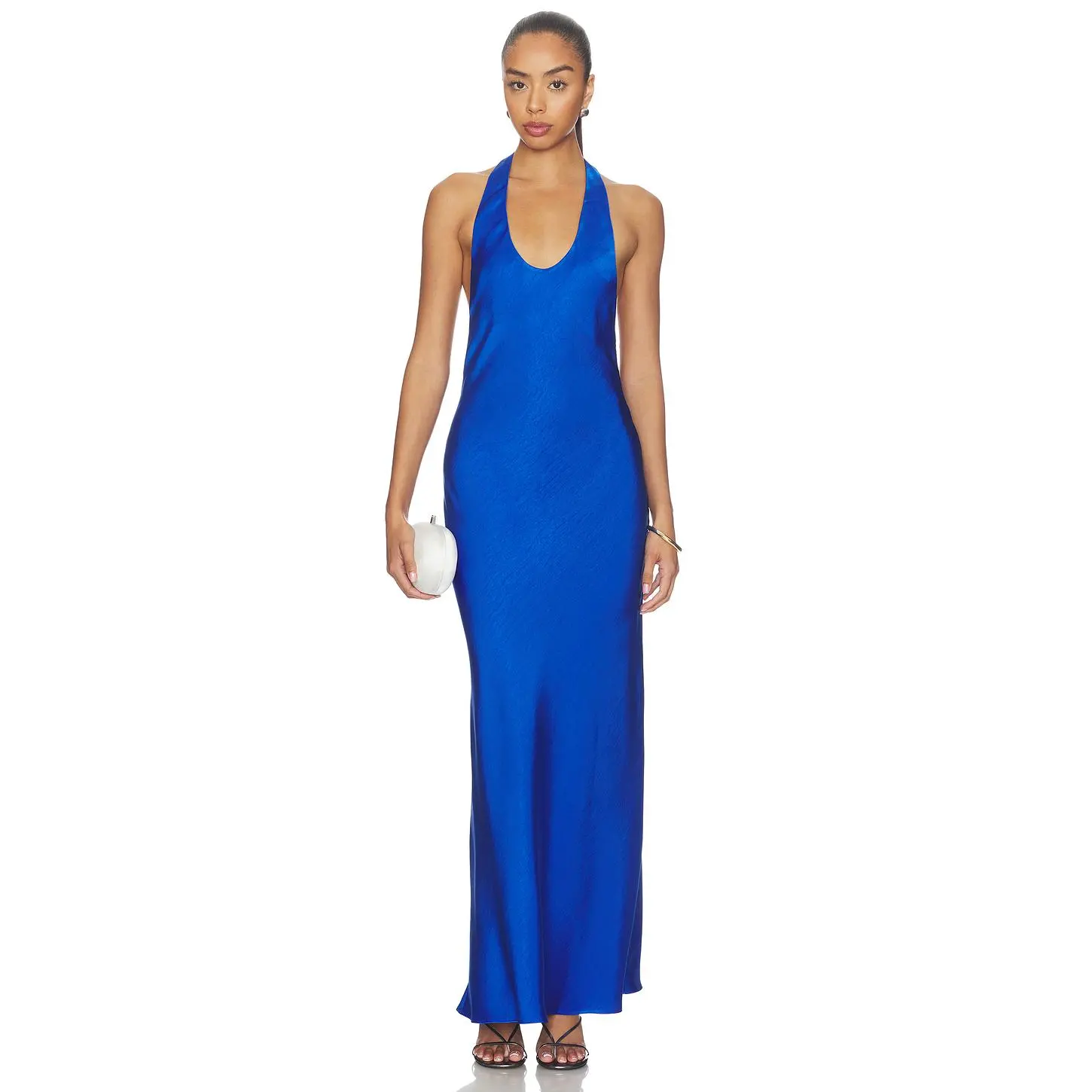 LIONESS Bare Maxi Dress in Royal Blue