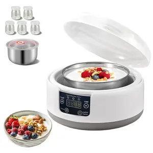 Ann Katy Yogurt Maker Machine with Jars,Adjustable Temperature Control,Cuisine,Promote Gut Health with Ultimate Probiotic Homemade Yogurt,Gifts for Men Women