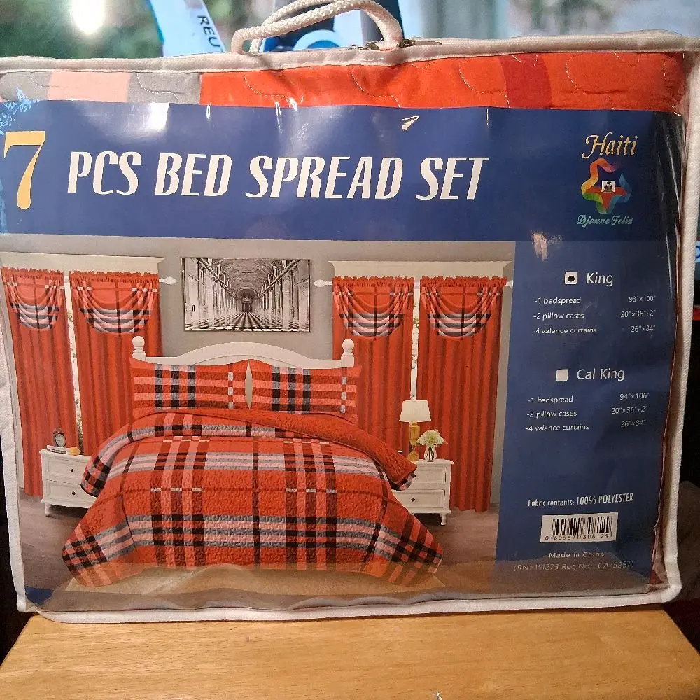7 pcs Berdspread set
