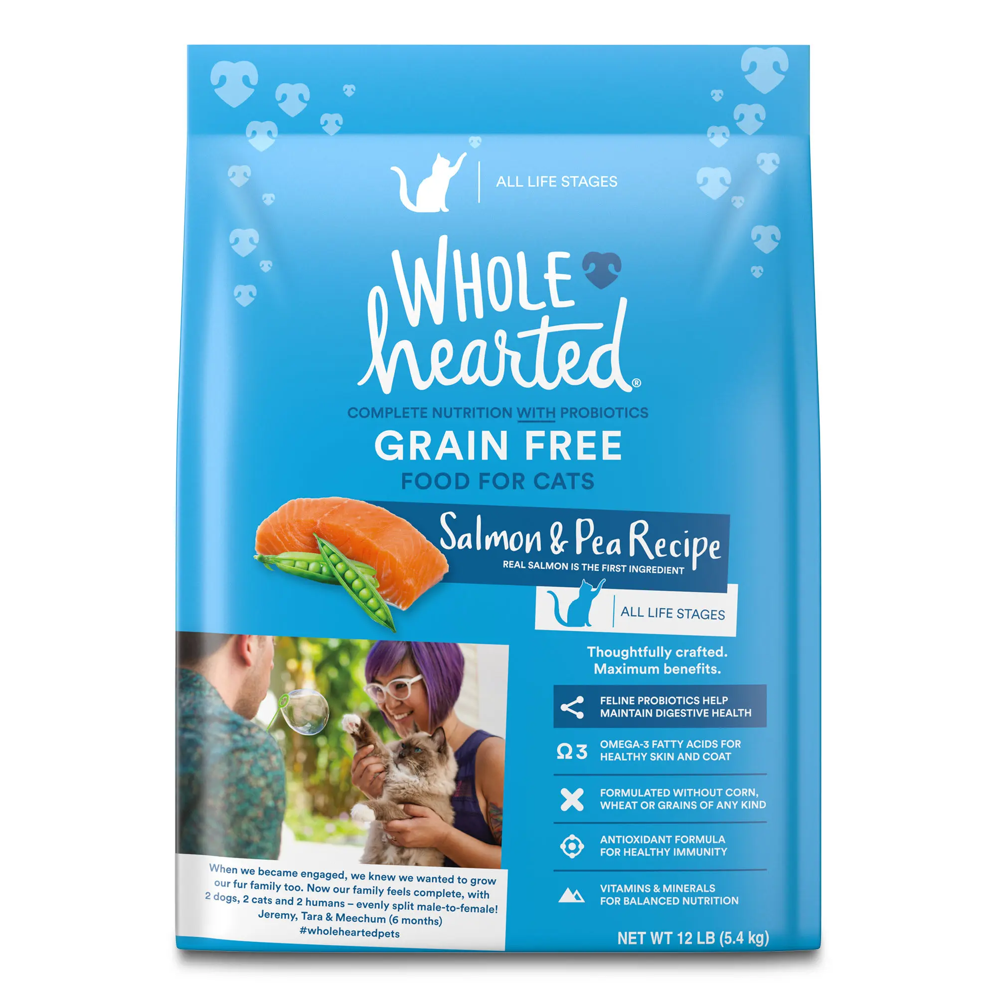 WholeHearted Grain Free Salmon Formula Dry Cat Food