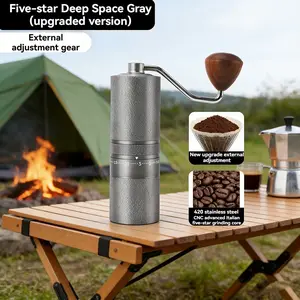 Manual Coffee Grinder, Stainless Steel Grinding Head, Integrated Grinding Plate, Detachable Grinding Plate, for Espresso Machines, Coffee Tools, Coffee Equipment