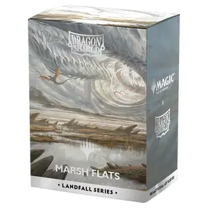 Dragon Shield: Magic the Gathering: Landfall Series: Marsh Flats (100) Dual Matt [Sleeves]