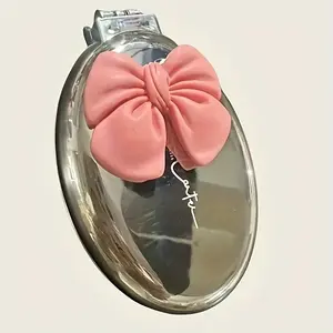 2pcs Random Color Portable Folding Comb, Hair Massage Mini Mirror Comb, Finishing Comb, Single Item, No Ca Prop 65 Re