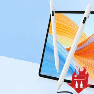 Apple Bluetooth-compatible Capacitive Stylus Pen, Digital Pen, Touchscreen Writing Tool with LED Battery Indicator, Compatible with 2022-2018 iPad Models