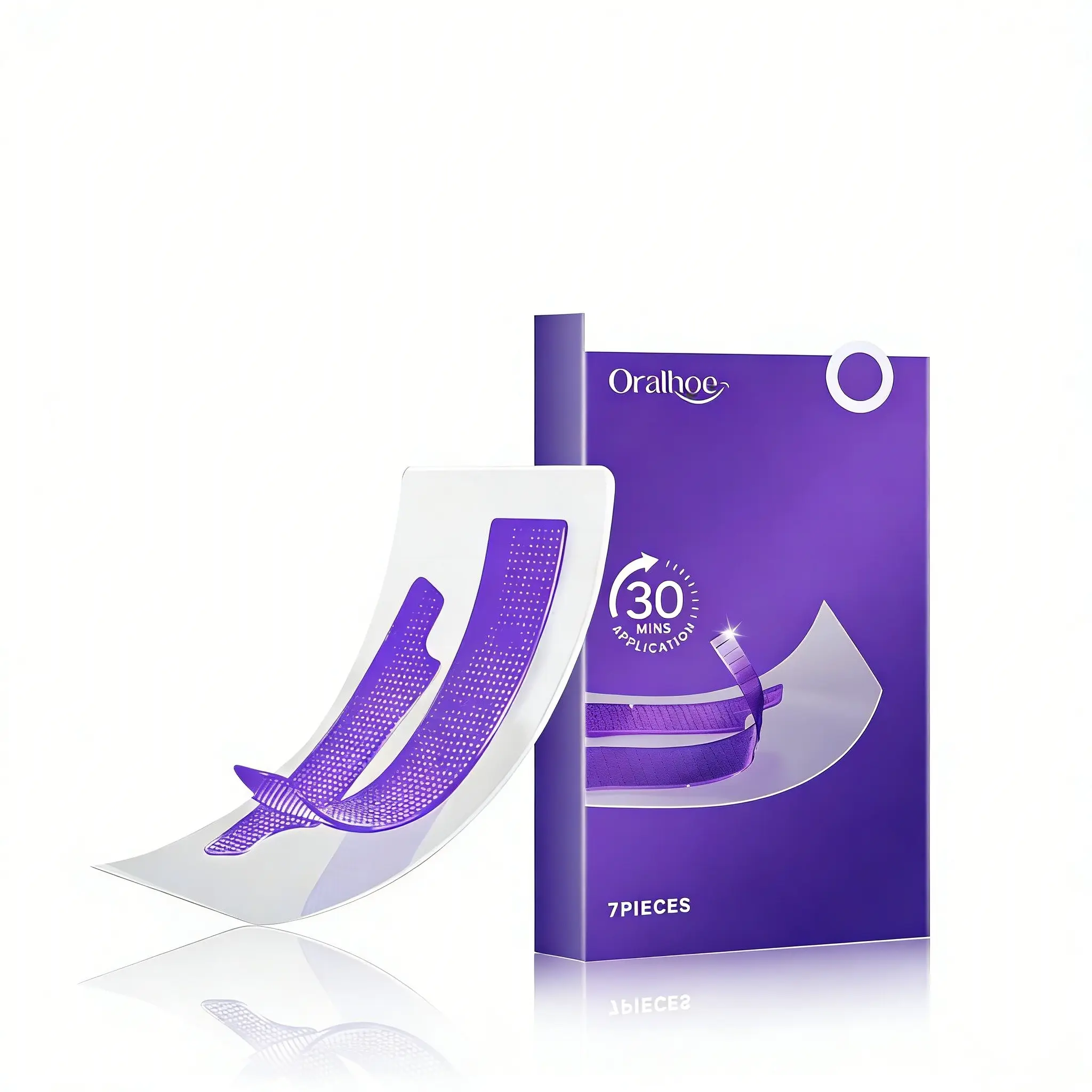 Oralhoe Teeth Cleaning Strips, Remove Stubborn Stains & Protect Enamel, Long-Lasting Bright Smile, Gentle Daily Care, Tooth Whitening Patch, Tooth Brightening Strips, Teeth Brightener Strips