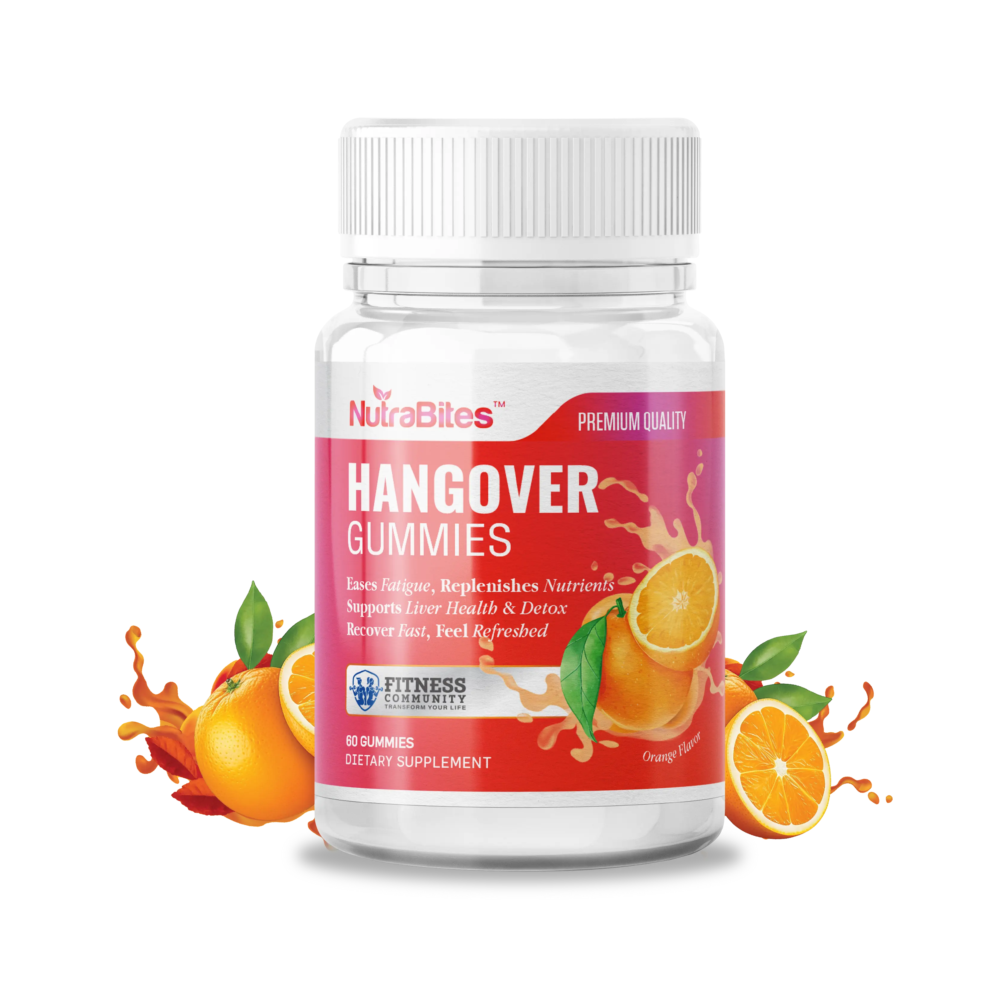 NutraBites Hangover Recovery Gummies with DHM Milk Thistle & B Vitamins Liver Support Replenishment Hydration for Refreshed Morning - Healthcare