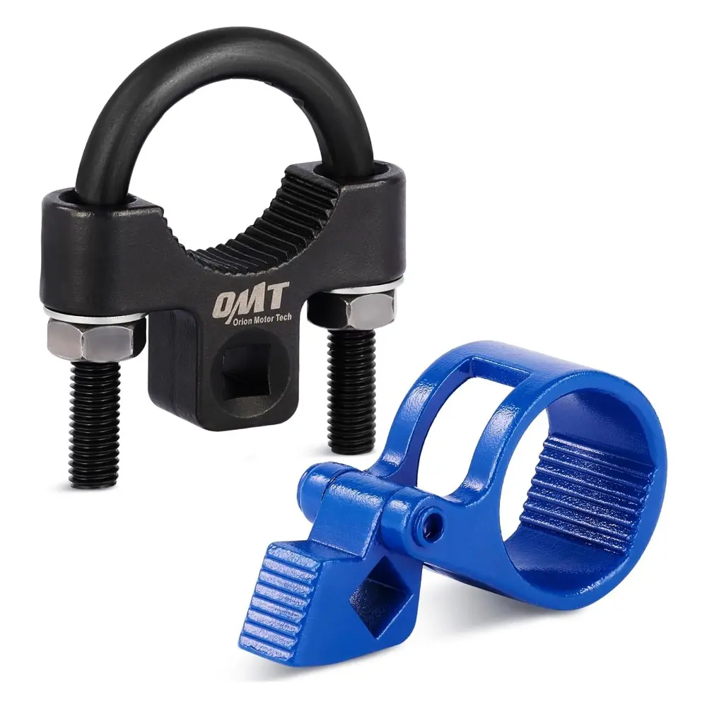 Orion Motor Tech Inner Tie Rod Removal Tool, 3/8'' Low-Profile Inner Tie Rod Tool and 27-44mm Tie Rod End Wrench Tool with 1/2" Drive, Universal Tie Rod Tool, truck stuff