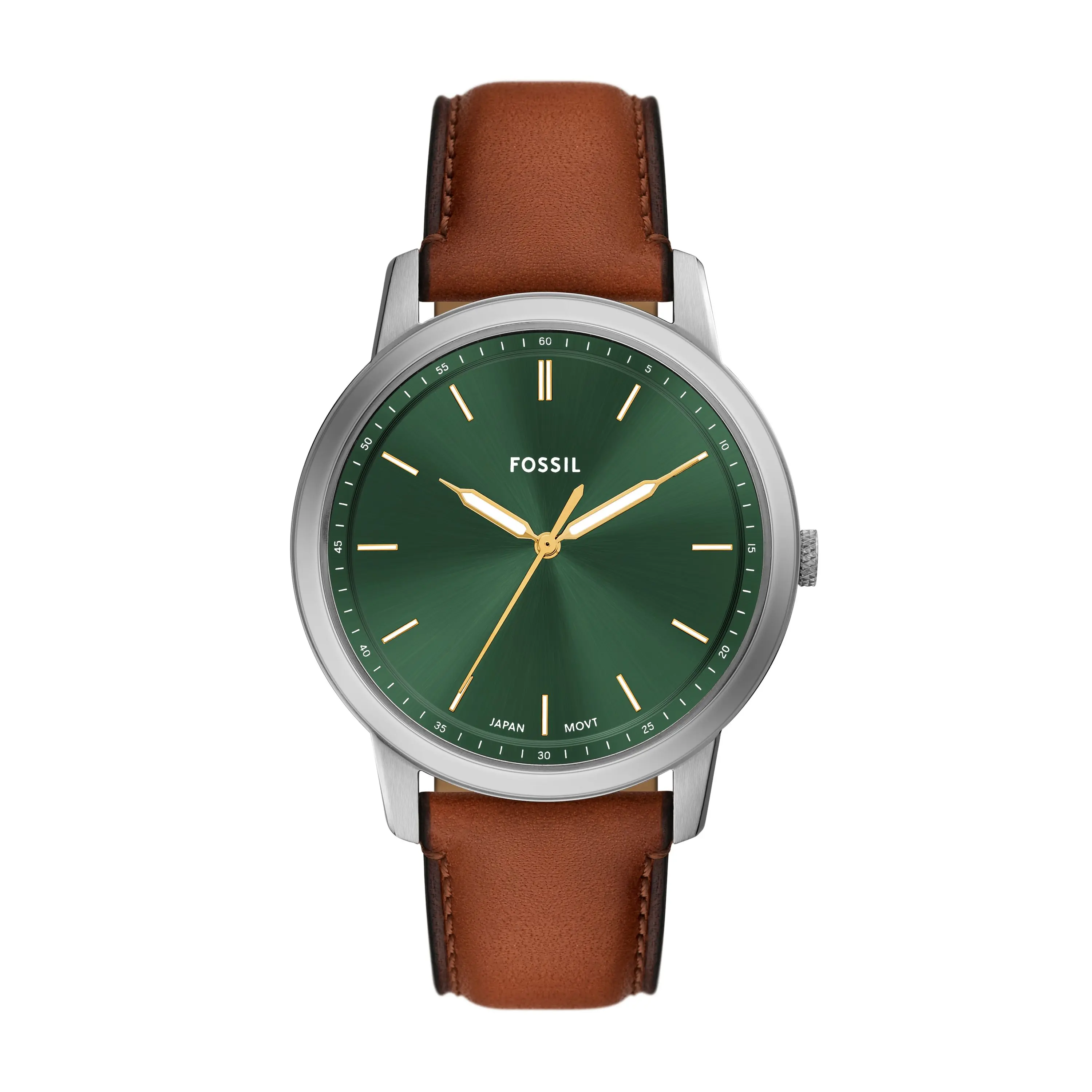 Fossil Men's Minimalist 44mm Three-Hand, Stainless Steel Watch Fossil Men's Minimalist 44mm Three-Hand, Stainless Steel Watch
