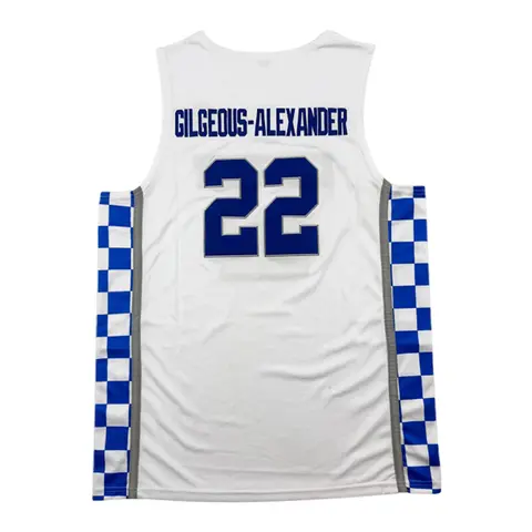 Men's Basketball Jersey, Embroidered University Style Sleeveless Top, Loose Fit Casual Wear with Breathable Dry-Feel Mesh Fabric, Breathable Mesh Keeps You Cool, Dry‑Feel Fabric