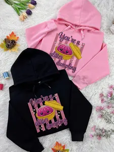 You’re a glitter dumpling embroidery sweatshirt , cute dumpling embroidery sweatshirt, cute kid glitter dumplingsembroidery sweatshirt