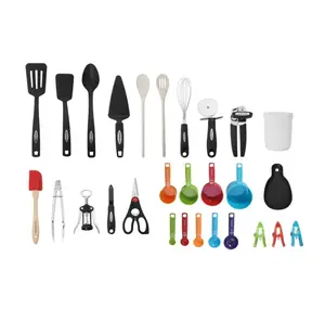 Piece Kitchen Utensil & Gadget Kitchen Utensil Sets Multicolor - Versatile Cooking Tools for Home Use - Cookware Plastic Silicone