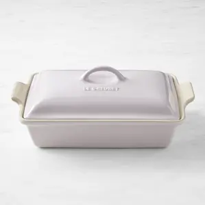 Le Creuset Heritage Stoneware Rectangular Covered Casserole, 4-Qt.
