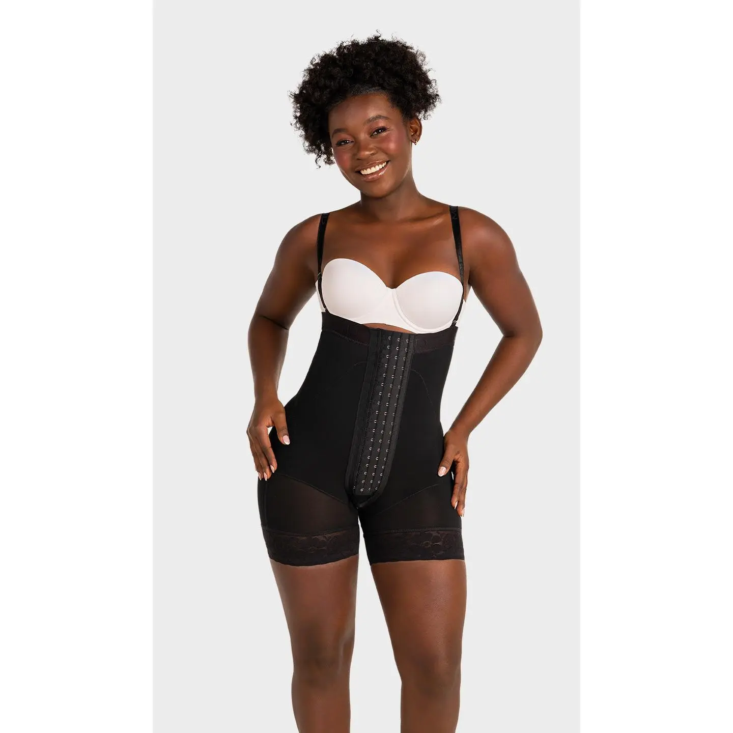 F-00466 - Short strapless shapewear 4-level
