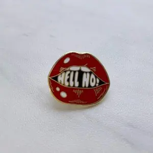Hell No Enamel Pin
